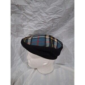 Vintage Tartan Cap  Loch  Caaron  100% Pure New Wool